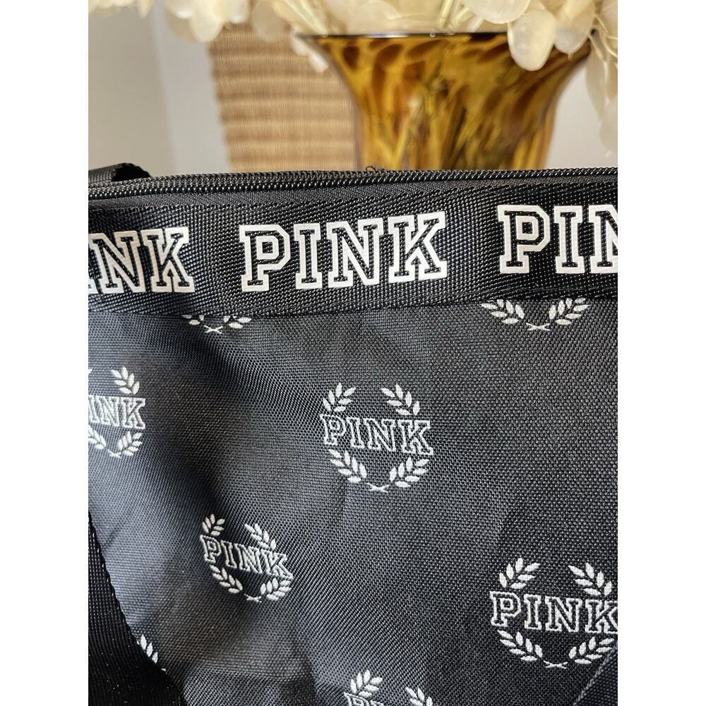 Pink Victoria Secret Women Black Large Tote Bag Purse NWOT​​​ - Picture 2 of 5